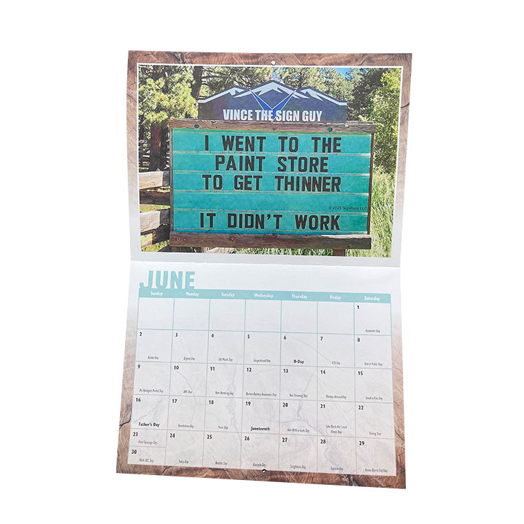 Custom Clamshell Calendars